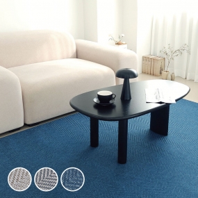 어반헤링본 사계절 거실 워셔블 러그 카페트