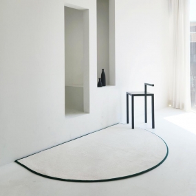 믹스매치 워셔블 비정형 반원 러그 3color