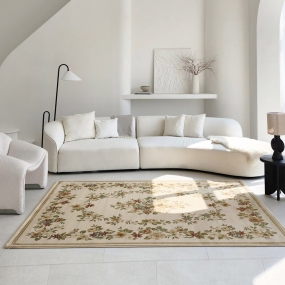 [90만수 고밀도] 리베노아 로맨틱 빈티지 플라워 카페트